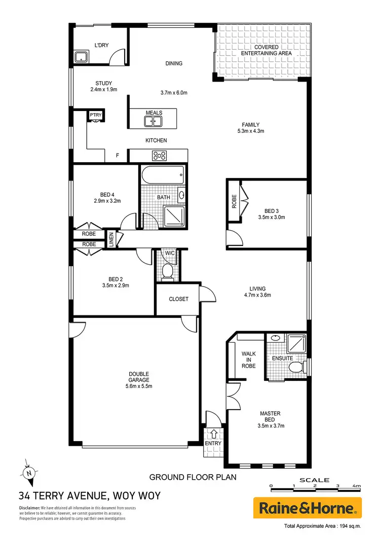 Floorplan of Homely house listing, 34 Terry Avenue, Woy Woy NSW 2256