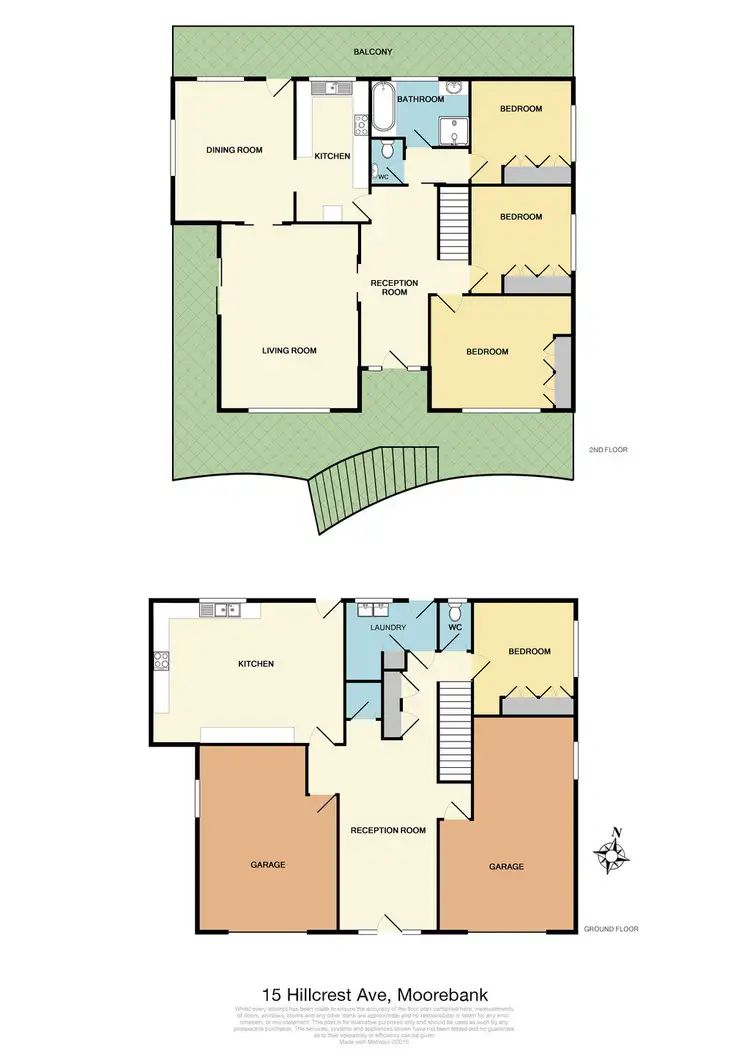 Floorplan of Homely house listing, 15 Hillcrest Avenue, Moorebank NSW 2170