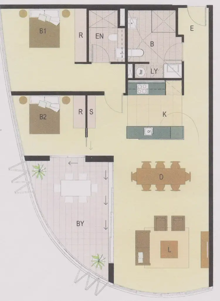 Floorplan of Homely apartment listing, 2135/22 Stuart St, Ultima, Tweed Heads NSW 2485