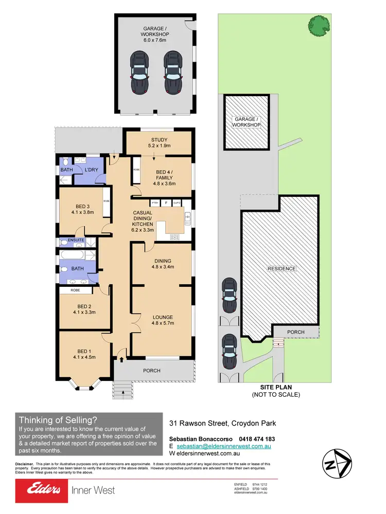 Floorplan of Homely house listing, 31 Rawson Street, Croydon Park NSW 2133