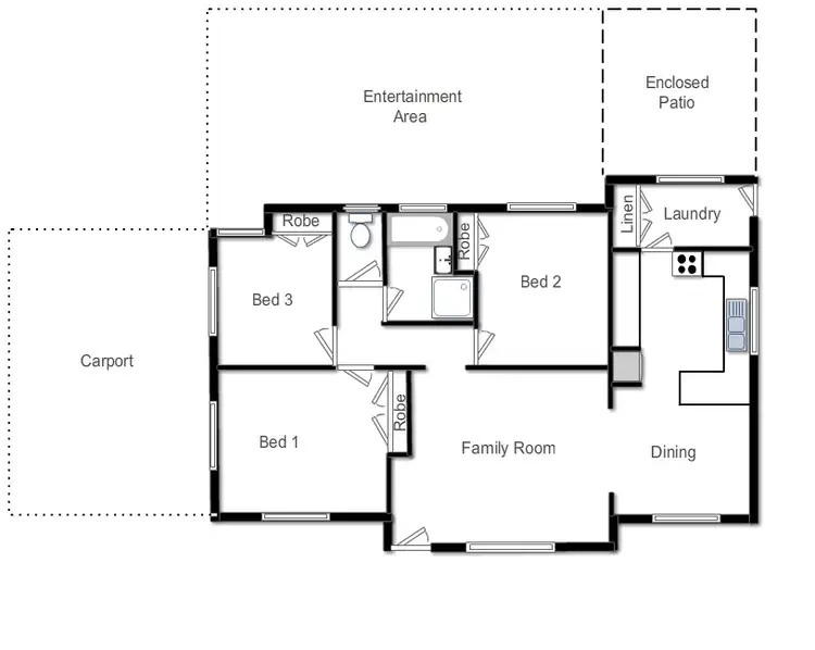 Floorplan of Homely house listing, 2 Bruce Street, Torquay QLD 4655