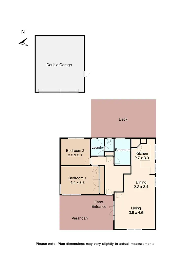 Floorplan of Homely house listing, 6 Molbray Street, Wendouree VIC 3355