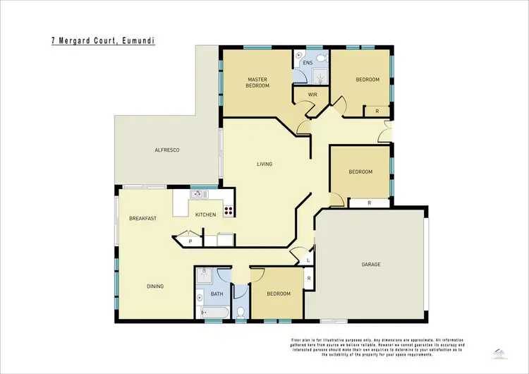 Floorplan of Homely house listing, 7 Mergard Court, Eumundi QLD 4562
