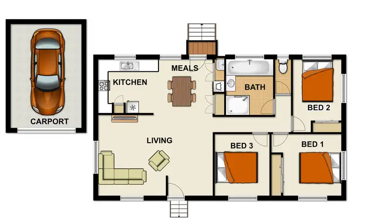 Floorplan of Homely house listing, 18 Wedgetail St, Inala QLD 4077