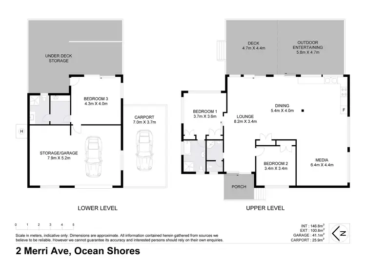 Floorplan of Homely house listing, 2 Merri Avenue, Ocean Shores NSW 2483
