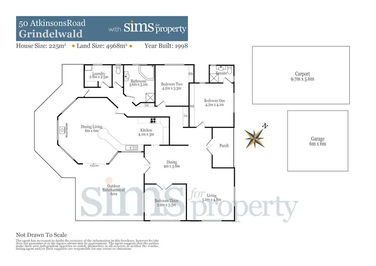 Floorplan of Homely house listing, 50 Atkinsons Road, Grindelwald TAS 7277