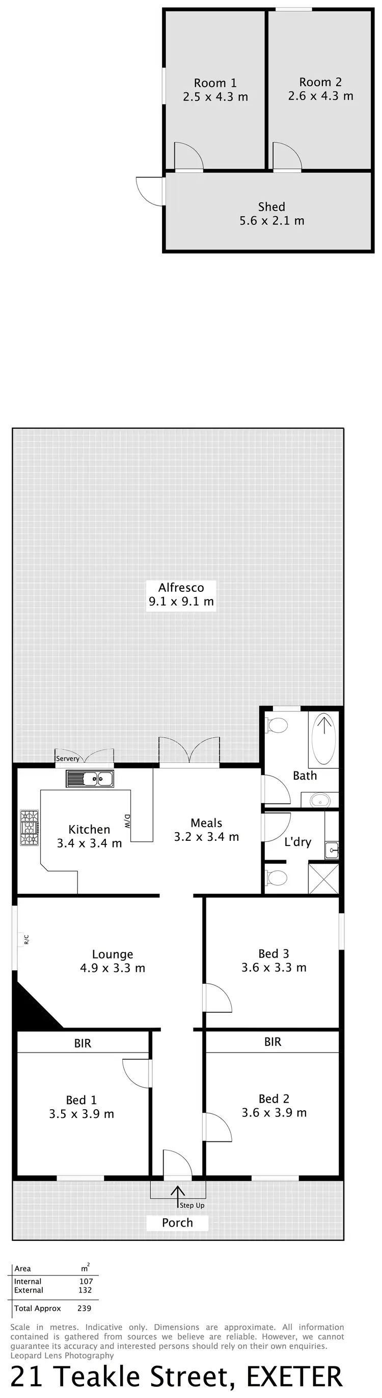 Floorplan of Homely house listing, 21 Teakle Street, Exeter SA 5019