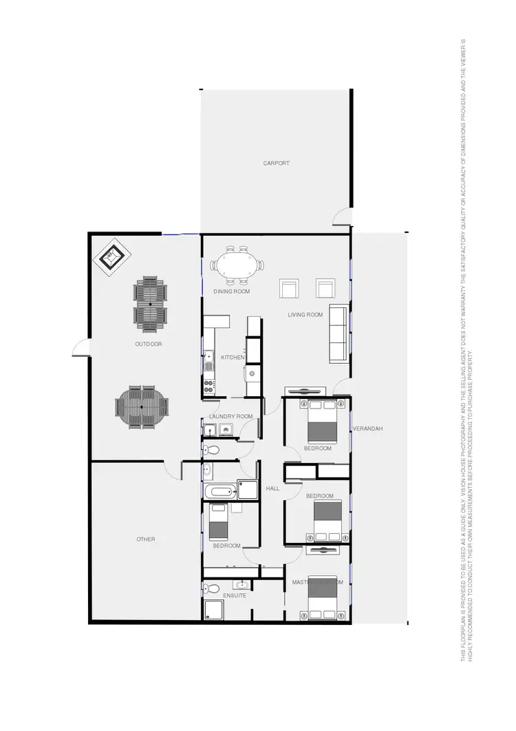 Floorplan of Homely house listing, 360 Wilga Road, Red Cliffs VIC 3496
