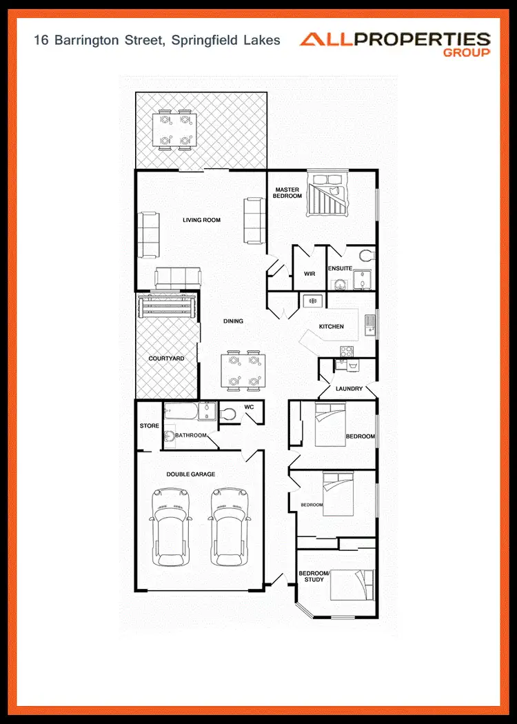 Floorplan of Homely house listing, 16 Barrington Street, Springfield Lakes QLD 4300