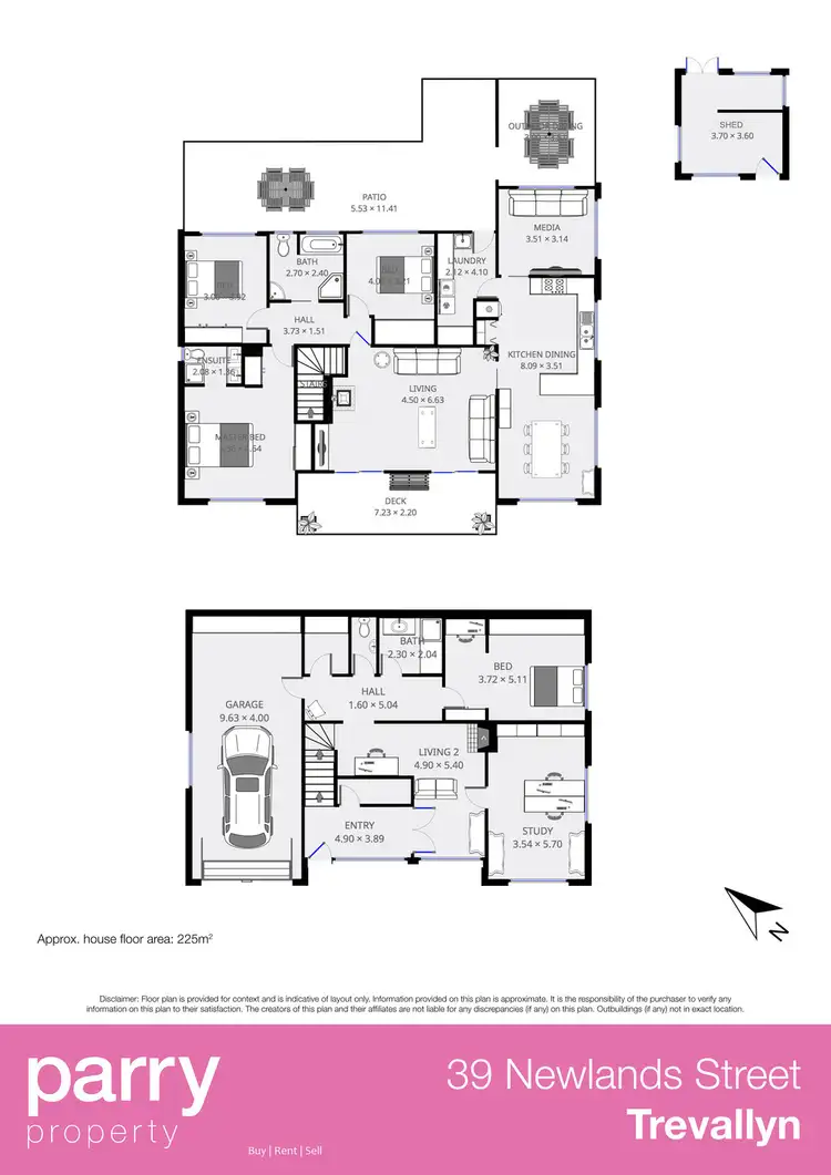 Floorplan of Homely house listing, 39 Newlands Street, Trevallyn TAS 7250
