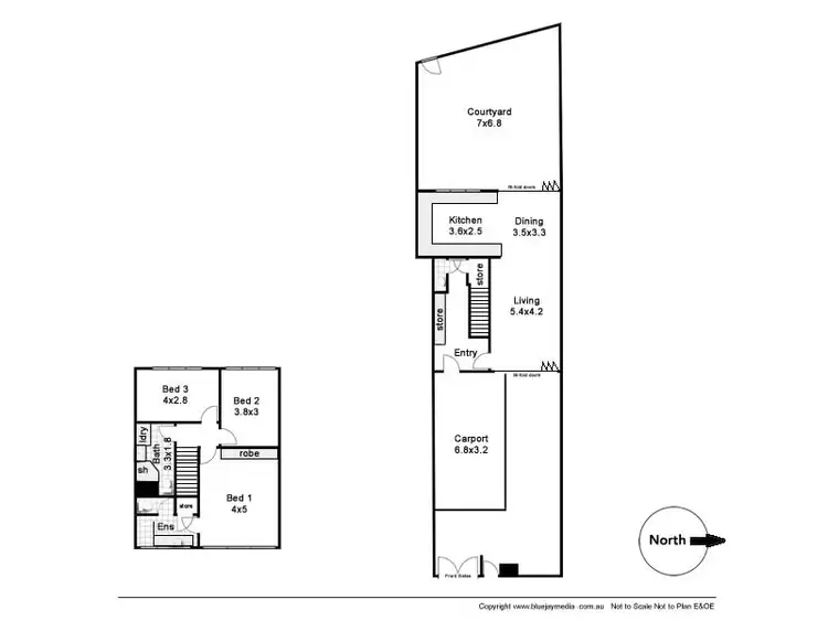 Floorplan of Homely townhouse listing, 5 Freshwater Close, Claremont WA 6010