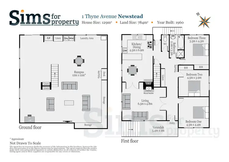 Floorplan of Homely house listing, 1 Thyne Avenue, Newstead TAS 7250