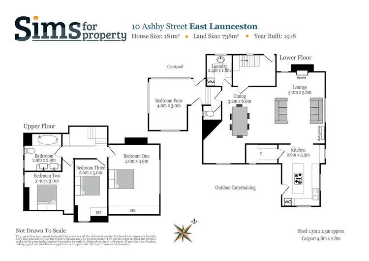Floorplan of Homely house listing, 10 Ashby Street, East Launceston TAS 7250