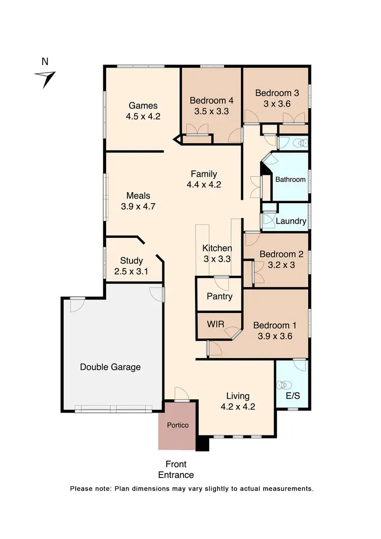 Floorplan of Homely house listing, 27 Billabong Road, Haddon VIC 3351