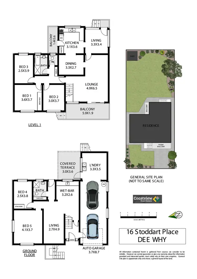 Floorplan of Homely house listing, 16 Stoddart Place, Dee Why NSW 2099