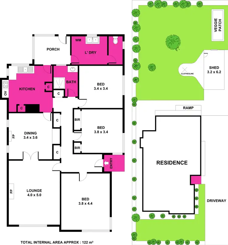 Floorplan of Homely house listing, 5 Glen Avenue, East Geelong VIC 3219