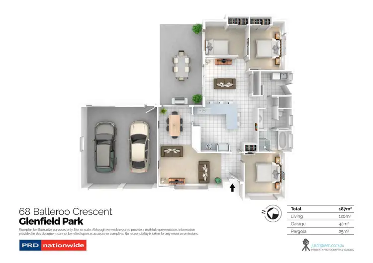 Floorplan of Homely house listing, 68 Balleroo Crescent, Glenfield Park NSW 2650