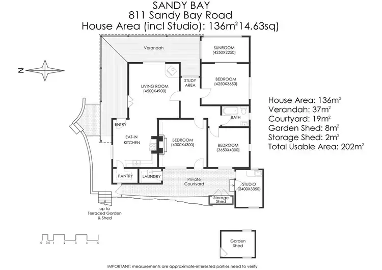 Floorplan of Homely house listing, 811 Sandy Bay Road, Sandy Bay TAS 7005