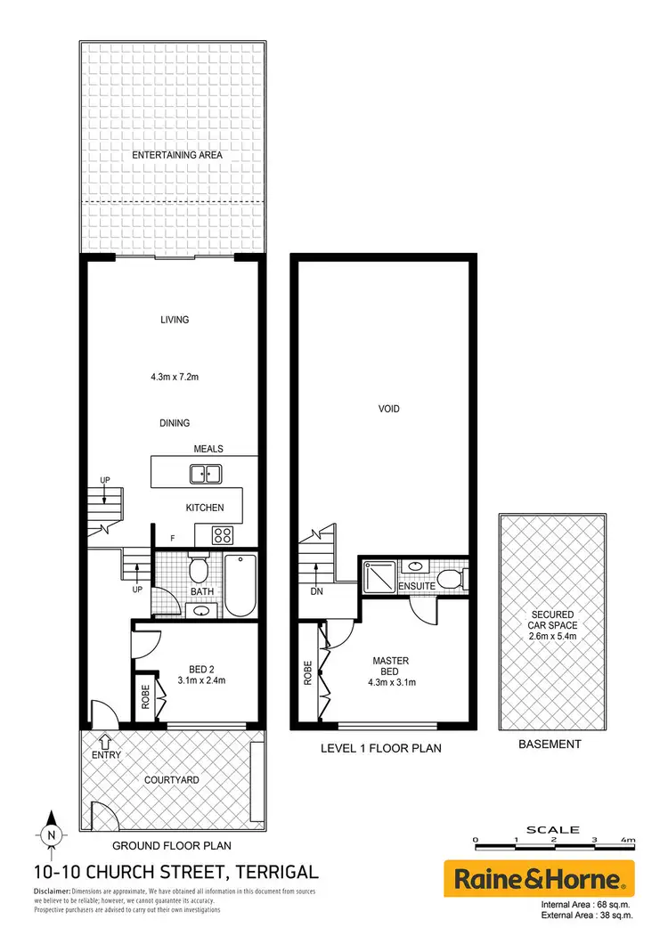 Floorplan of Homely townhouse listing, 10/10 Church Street, Terrigal NSW 2260