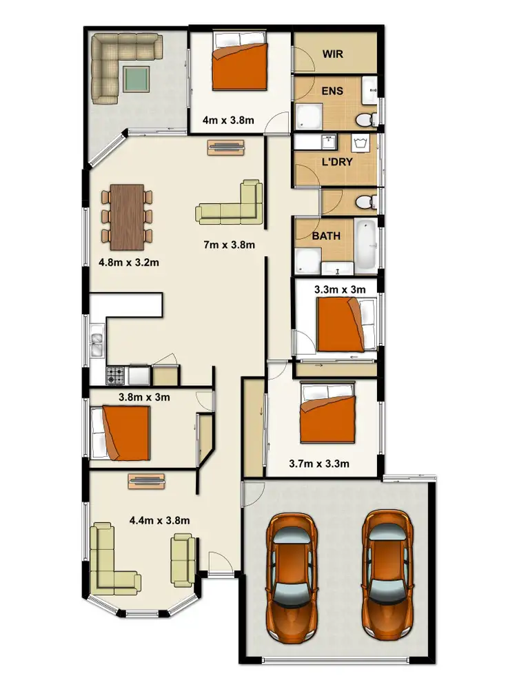 Floorplan of Homely house listing, 16 Nigella Circuit, Drewvale QLD 4116