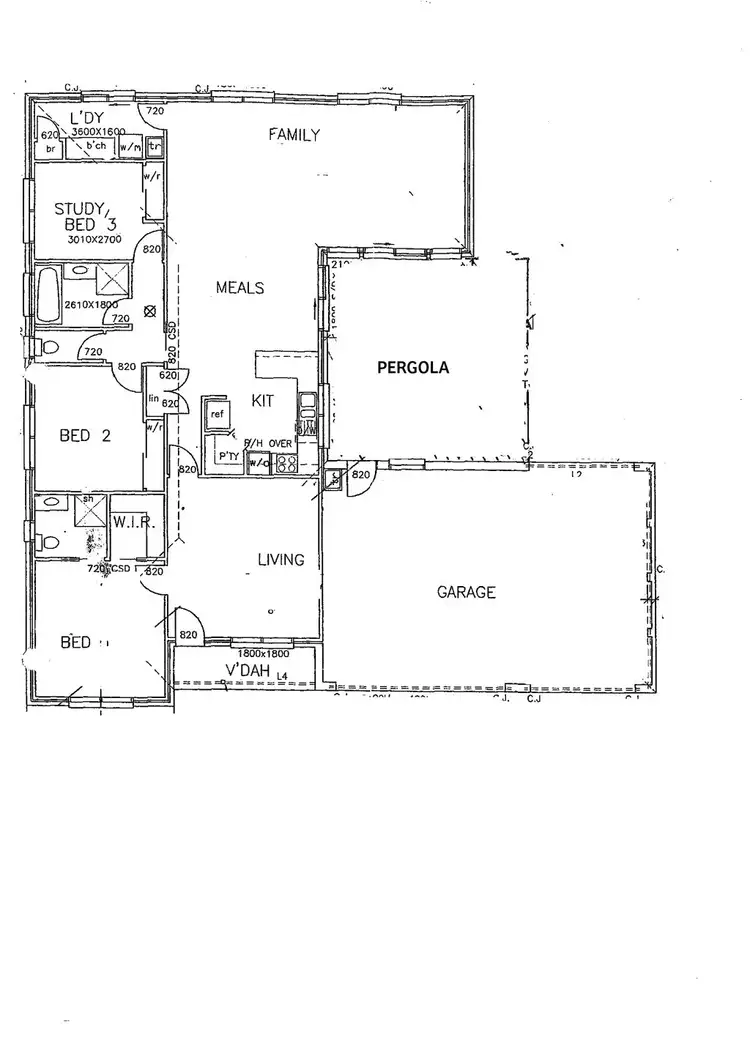 Floorplan of Homely house listing, 39 Burge Drive, Sunbury VIC 3429