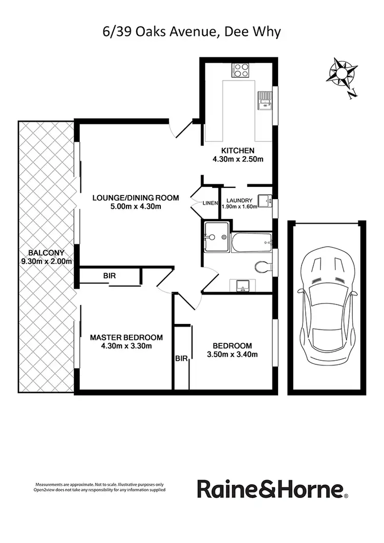 Floorplan of Homely unit listing, 6/39 Oaks Avenue, Dee Why NSW 2099