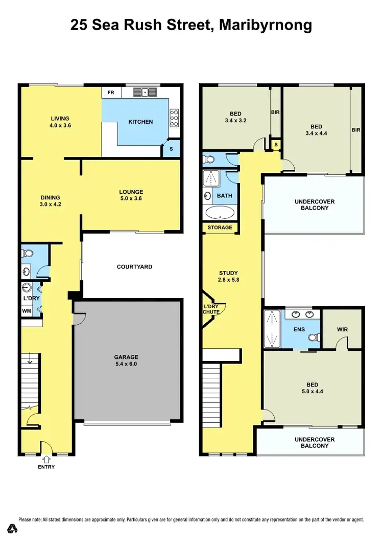 Floorplan of Homely house listing, 25 Sea Rush Street, Maribyrnong VIC 3032