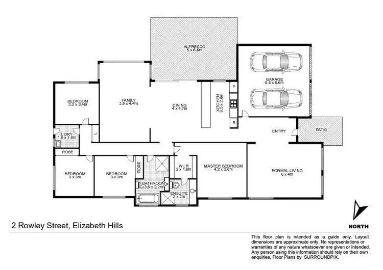 Floorplan of Homely house listing, 2 Rowley Street, Elizabeth Hills NSW 2171