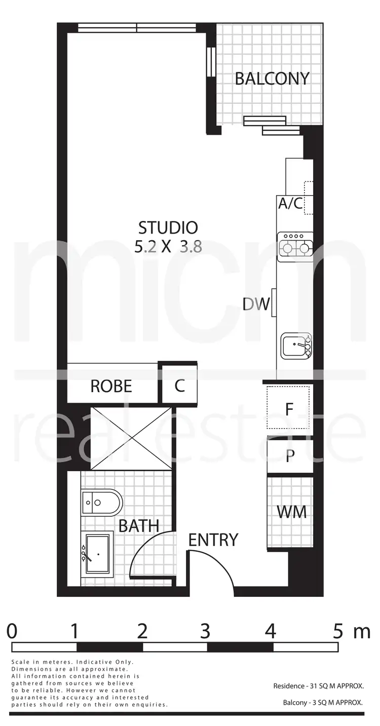 Floorplan of Homely apartment listing, 2205/220 Spencer Street, Melbourne VIC 3000