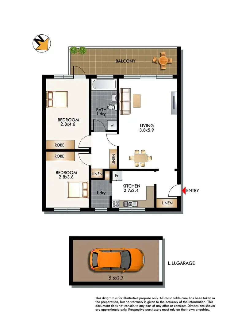 Floorplan of Homely apartment listing, 10/17-23 Wallis Parade, North Bondi NSW 2026