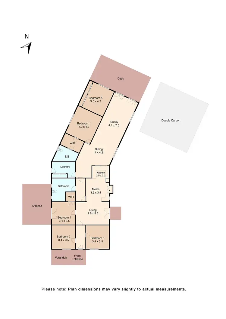 Floorplan of Homely house listing, 7 Nunn Street, Ballarat East VIC 3350