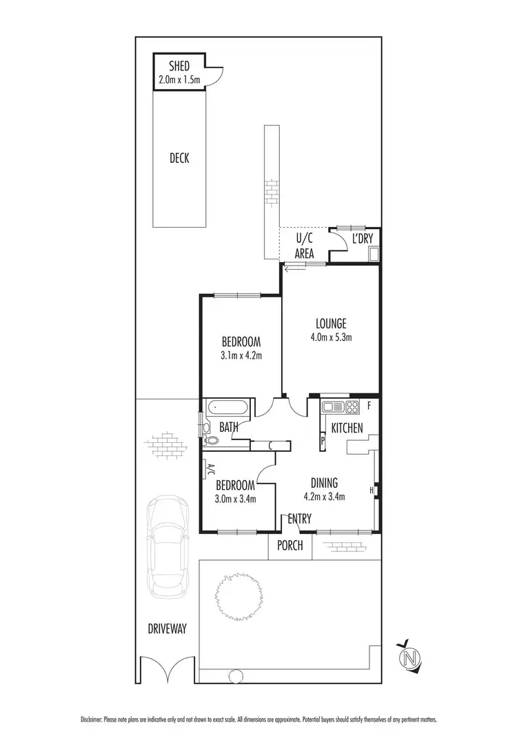 Floorplan of Homely house listing, 342 Howe Parade, Port Melbourne VIC 3207