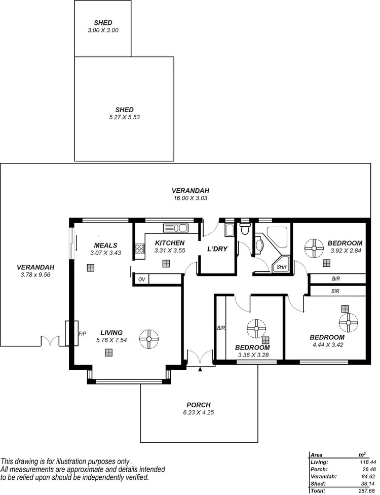 Floorplan of Homely house listing, 32 Crisp Road, Elizabeth Downs SA 5113