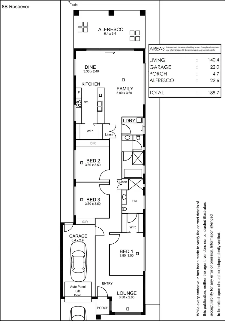 Floorplan of Homely house listing, 8b Rostrevor Avenue, Rostrevor SA 5073