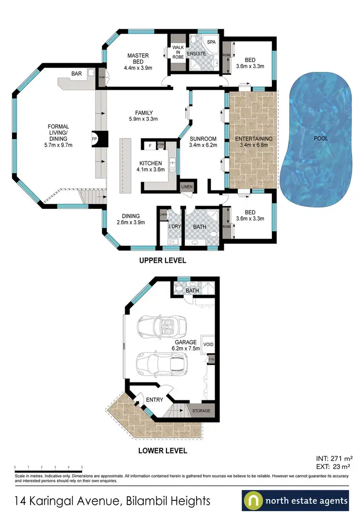 Floorplan of Homely house listing, 14 Karingal Avenue, Bilambil Heights NSW 2486