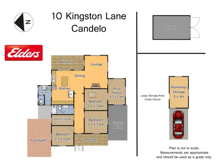 Floorplan of Homely house listing, 10 Kingstons Lane, Candelo NSW 2550
