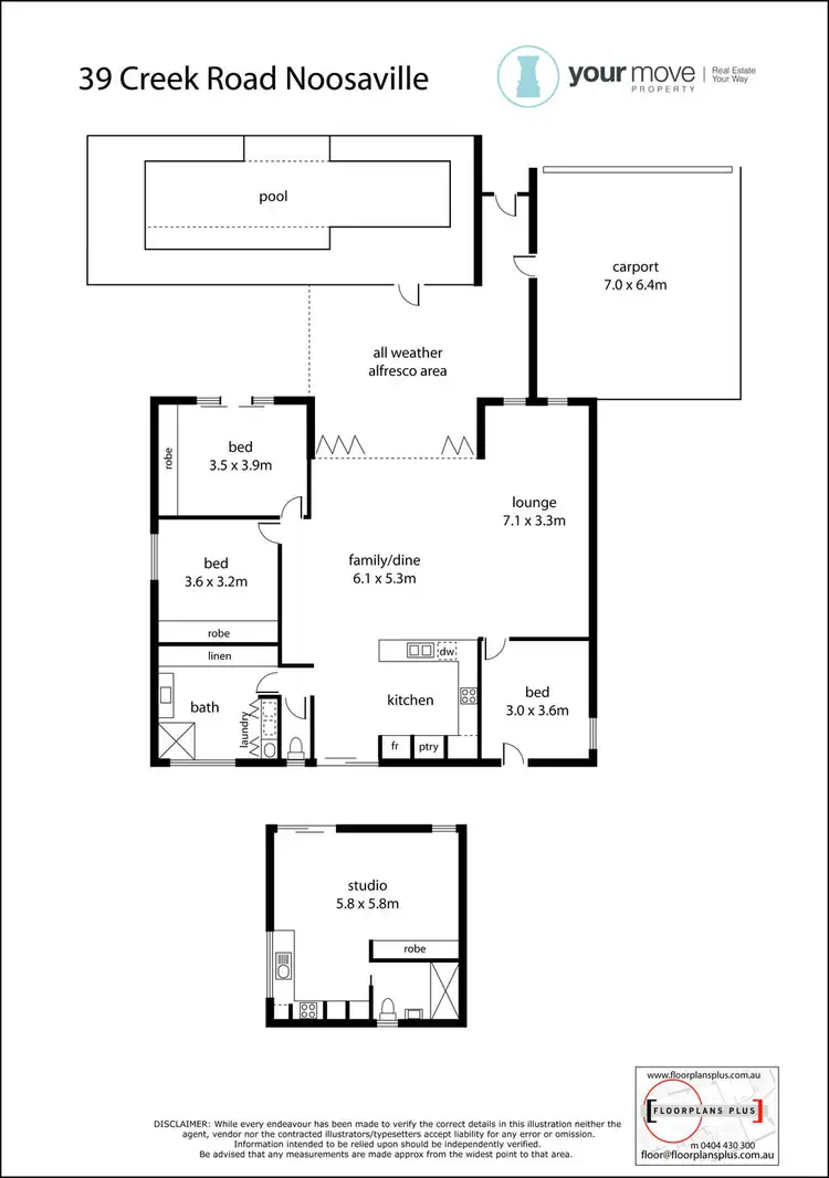 Floorplan of Homely house listing, 39 Creek Road, Noosaville QLD 4566