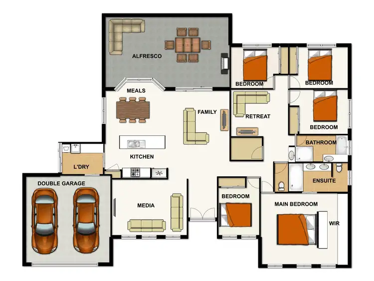 Floorplan of Homely house listing, 45-49 Blue Crane Court, New Beith QLD 4124