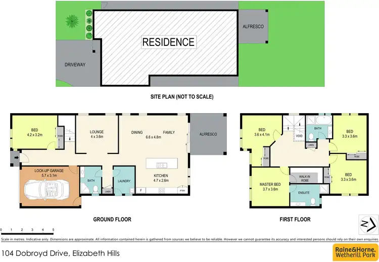 Floorplan of Homely house listing, 104 Dobroyd Drive, Elizabeth Hills NSW 2171