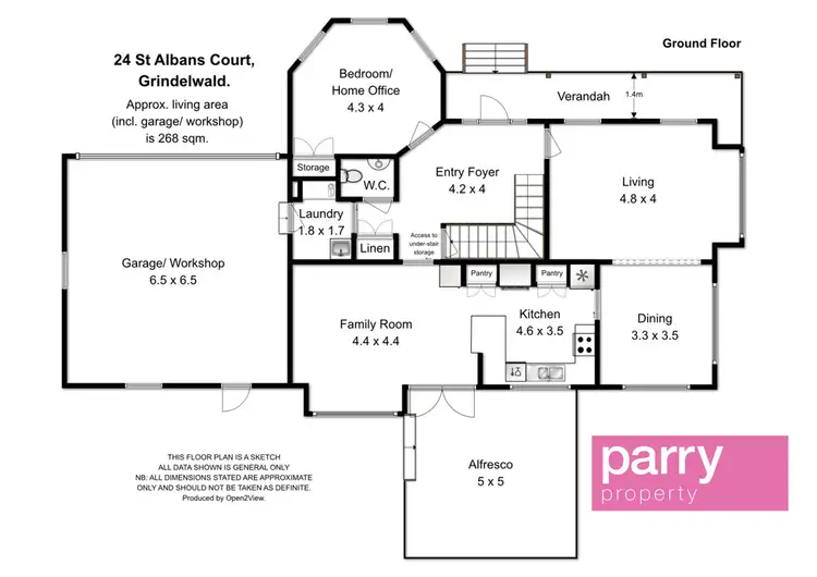 Floorplan of Homely house listing, 24 St Albans Road, Grindelwald TAS 7277