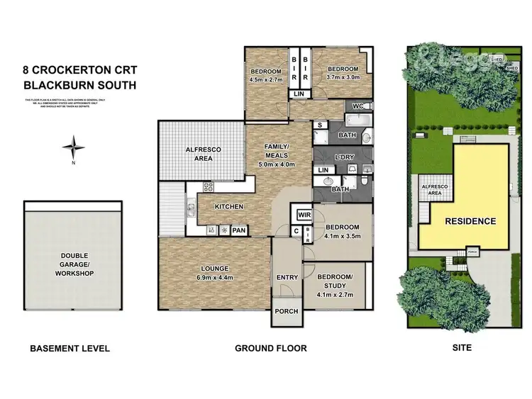 Floorplan of Homely house listing, 8 Crockerton Court, Blackburn South VIC 3130