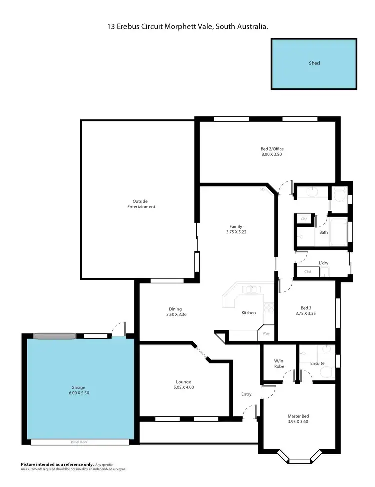 Floorplan of Homely house listing, 13 Erebus Circuit, Morphett Vale SA 5162