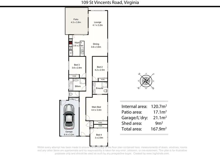 Floorplan of Homely house listing, 109 St Vincents Road, Virginia QLD 4014