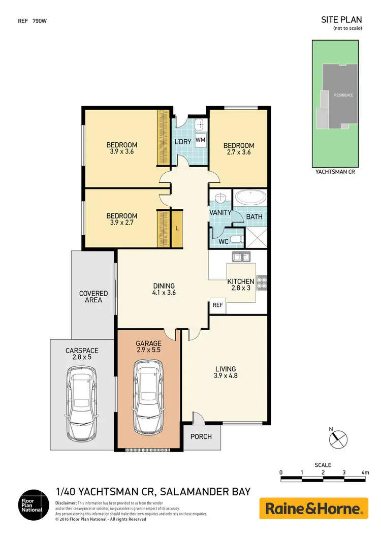 Floorplan of Homely house listing, 1/40 Yachtsman Cres, Salamander Bay NSW 2317