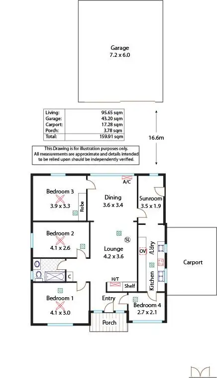 Floorplan of Homely house listing, 8 Wallace Road, Elizabeth Vale SA 5112