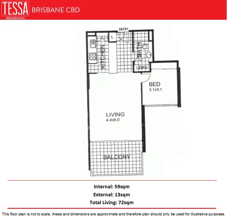Floorplan of Homely apartment listing, 1006/79 Albert Street, Brisbane City QLD 4000
