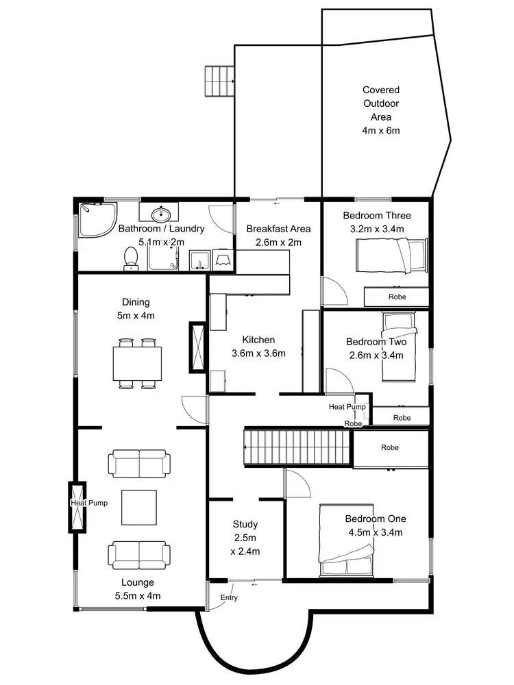 Floorplan of Homely house listing, 5/181 George St, Launceston TAS 7250