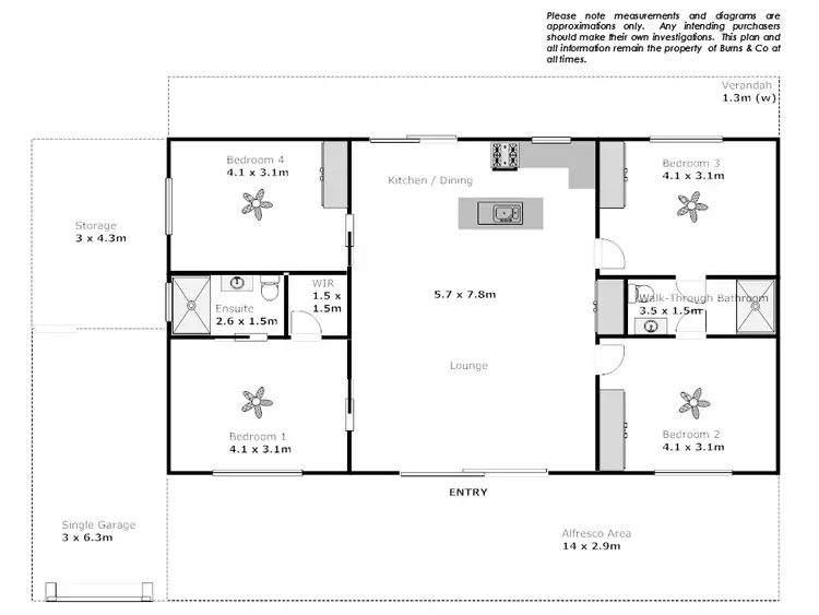 Floorplan of Homely unit listing, Cabin 5 / 498 Sturt Highway, Mildura VIC 3500