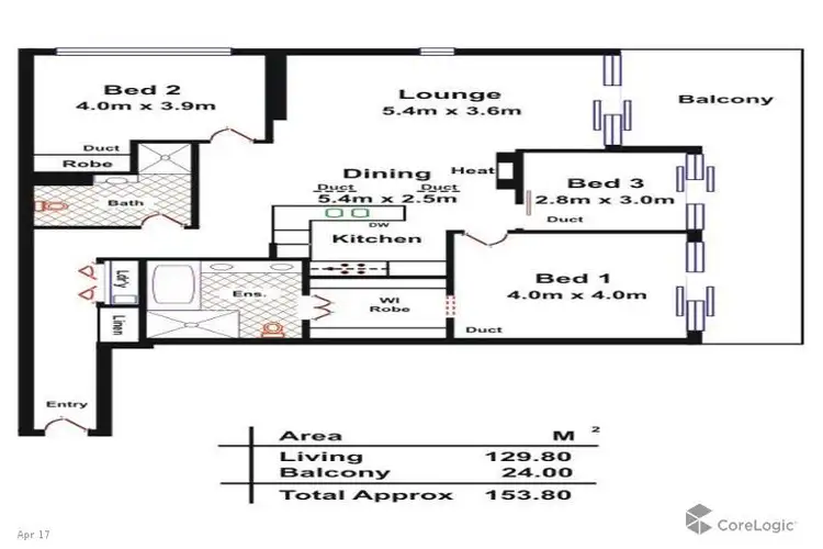 Floorplan of Homely apartment listing, 606/1-2 Tarni Court, New Port SA 5015