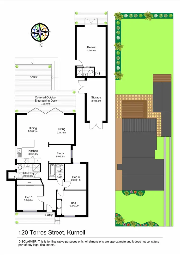 Floorplan of Homely house listing, 120 Torres Street, Kurnell NSW 2231